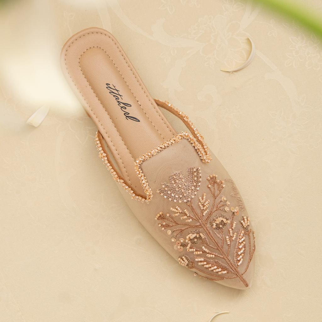 Ittaherl Harper Full Beaded Almond