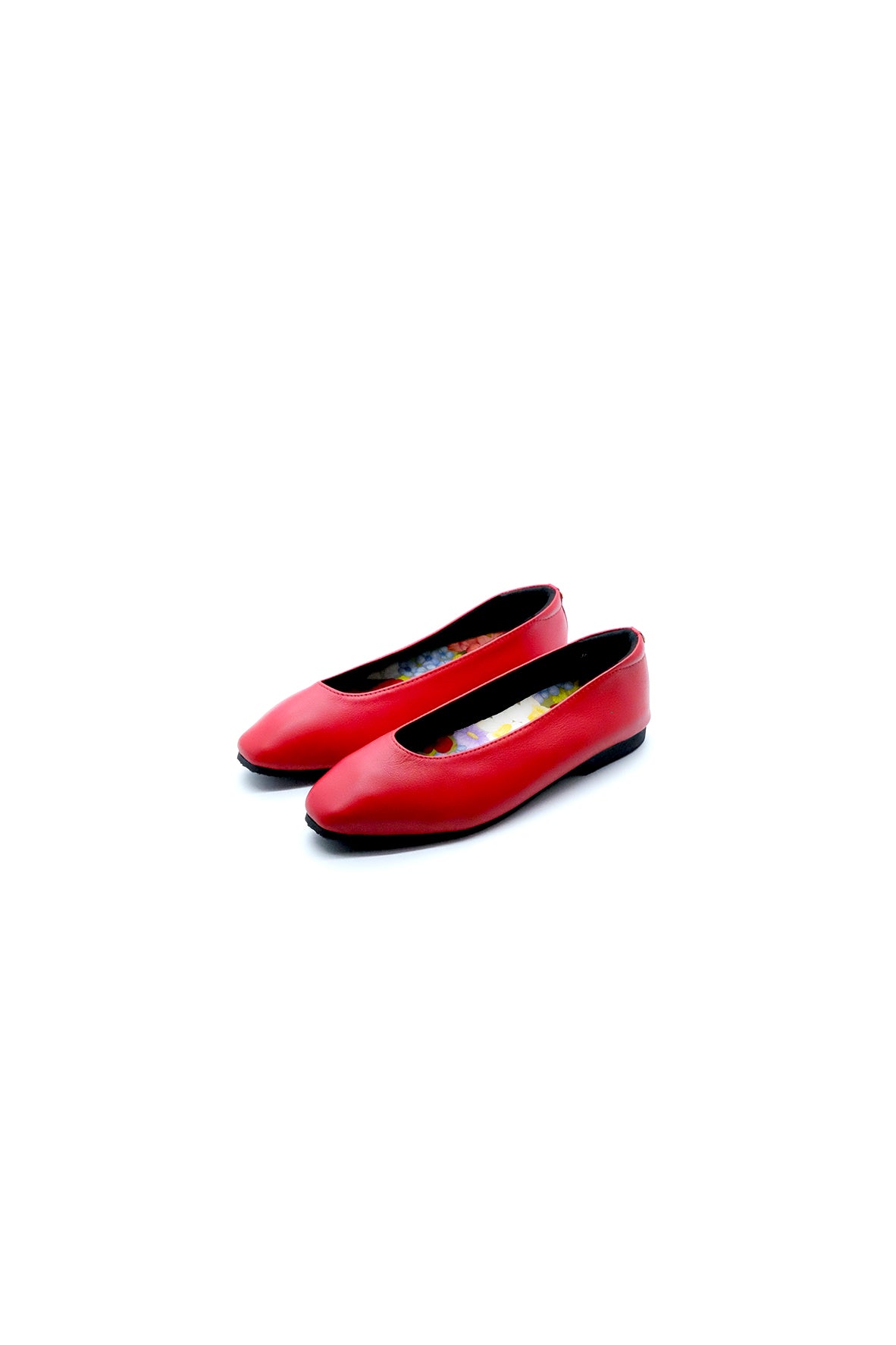 Seraphina Genuine Leather Square Toe Rouge
