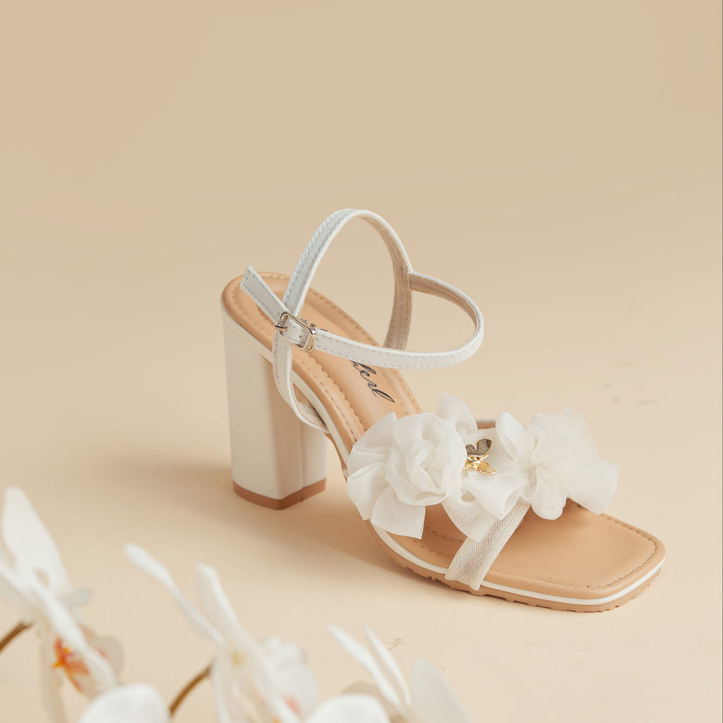 Hariette Block Heels x Strap 60mm Cloud