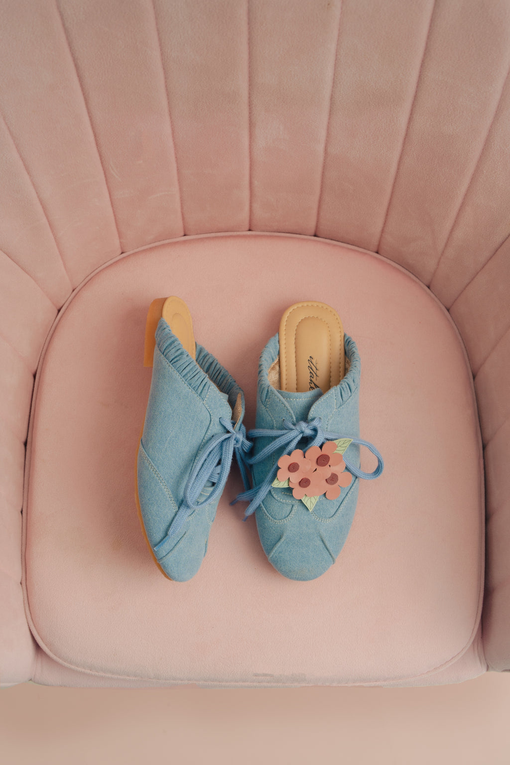 Ittaherl Florea Slides Denim Ocean