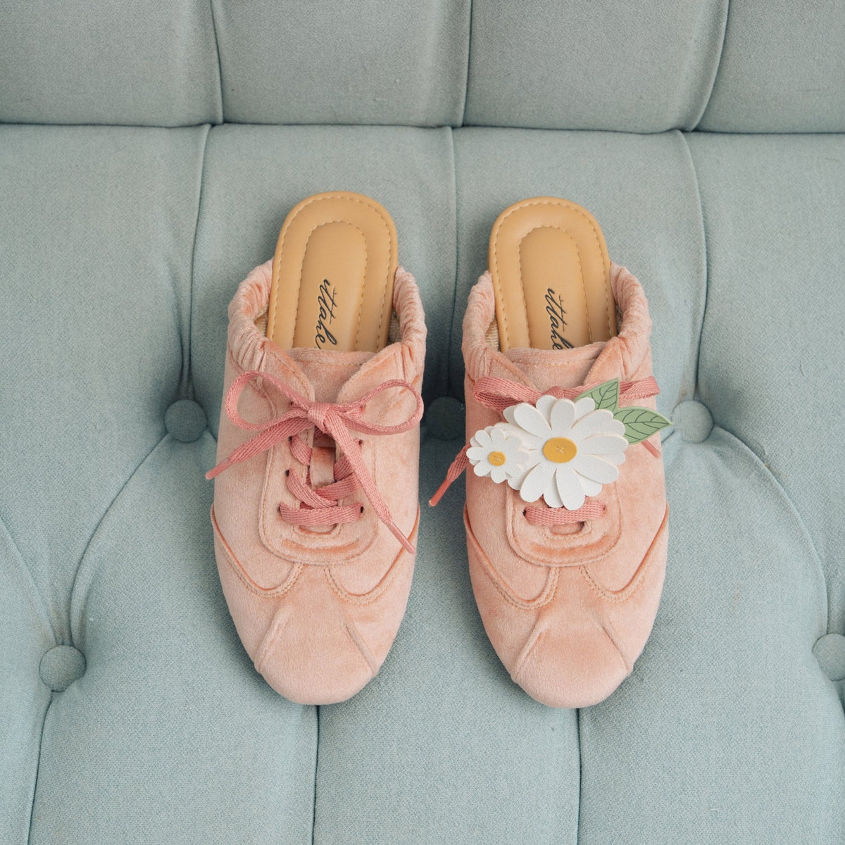 Ittaherl Florea Slides Velvet Blush