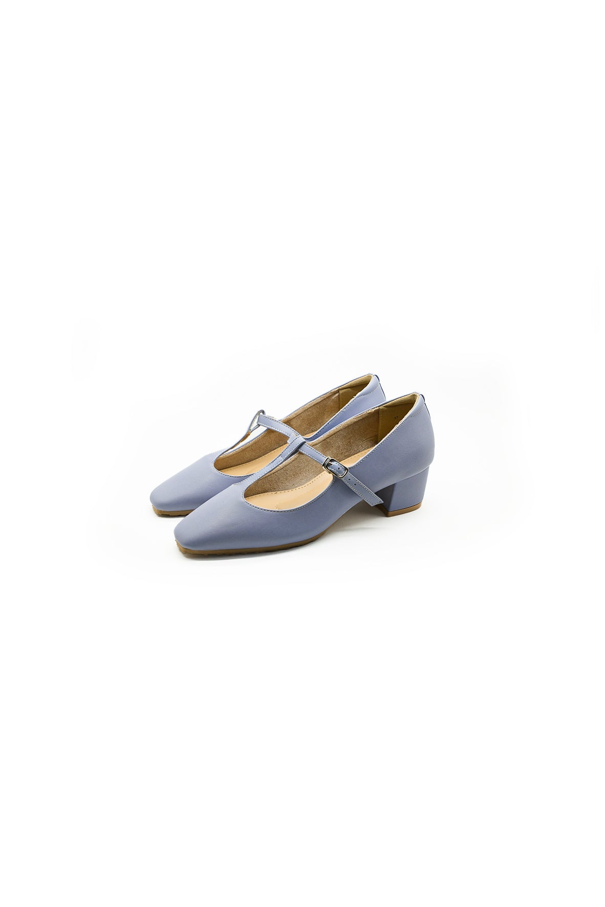⁠Ittaherl Florea T Squaretoe block 40mm Sky