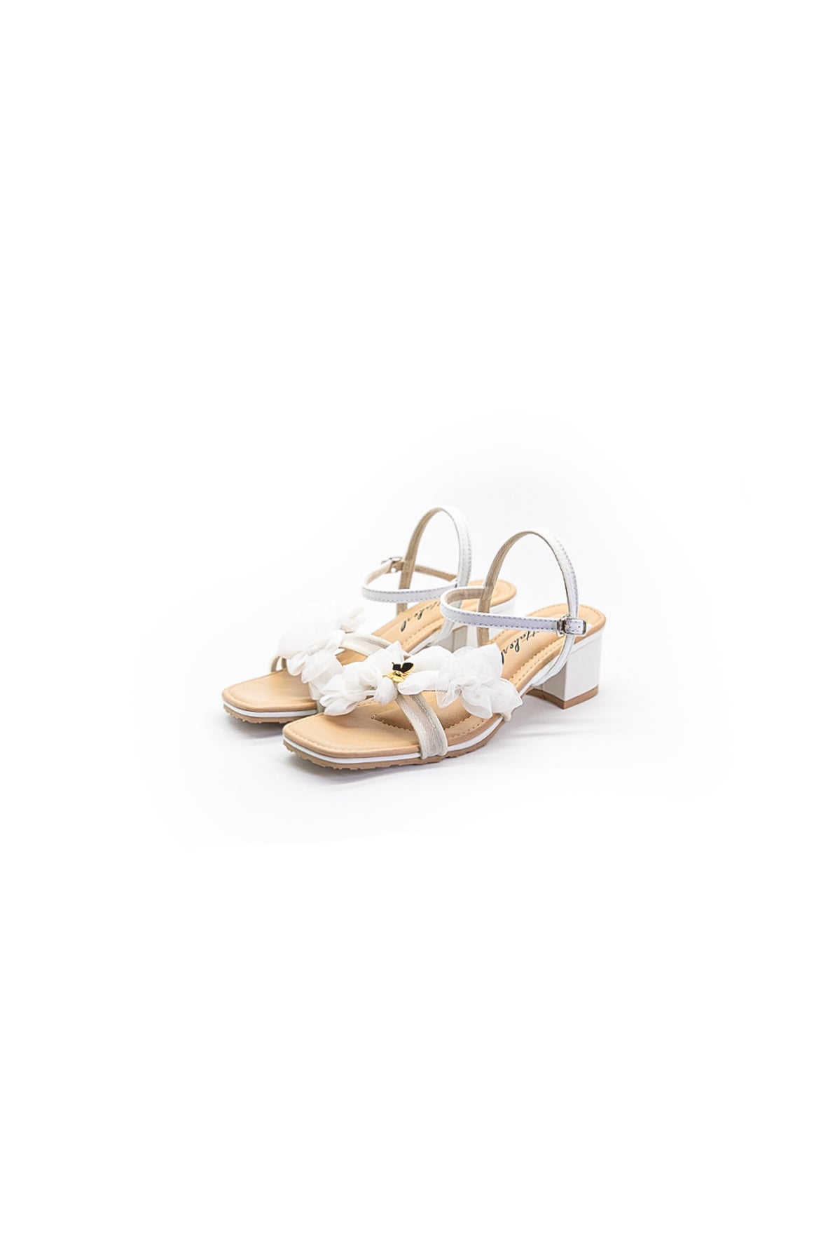 Hariette Block Heels x Strap 40mm Cloud