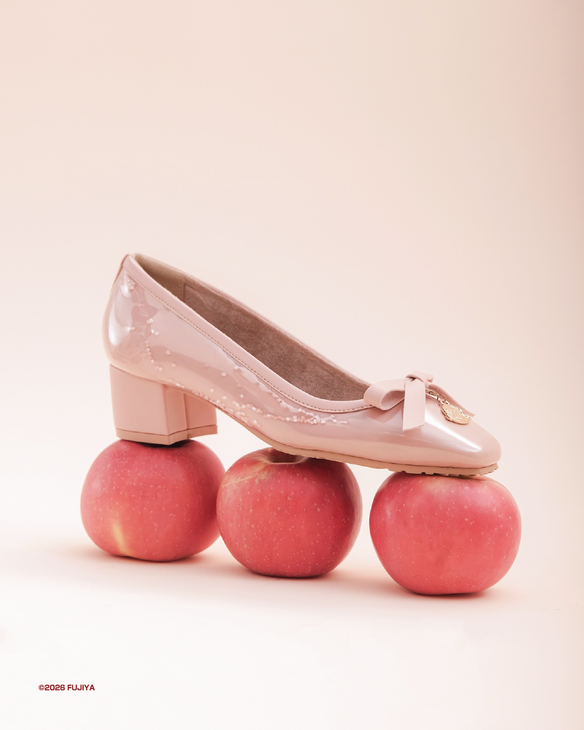 Peko & Poko x Ittaherl - Peko Summer 40mm Block Heels Blush