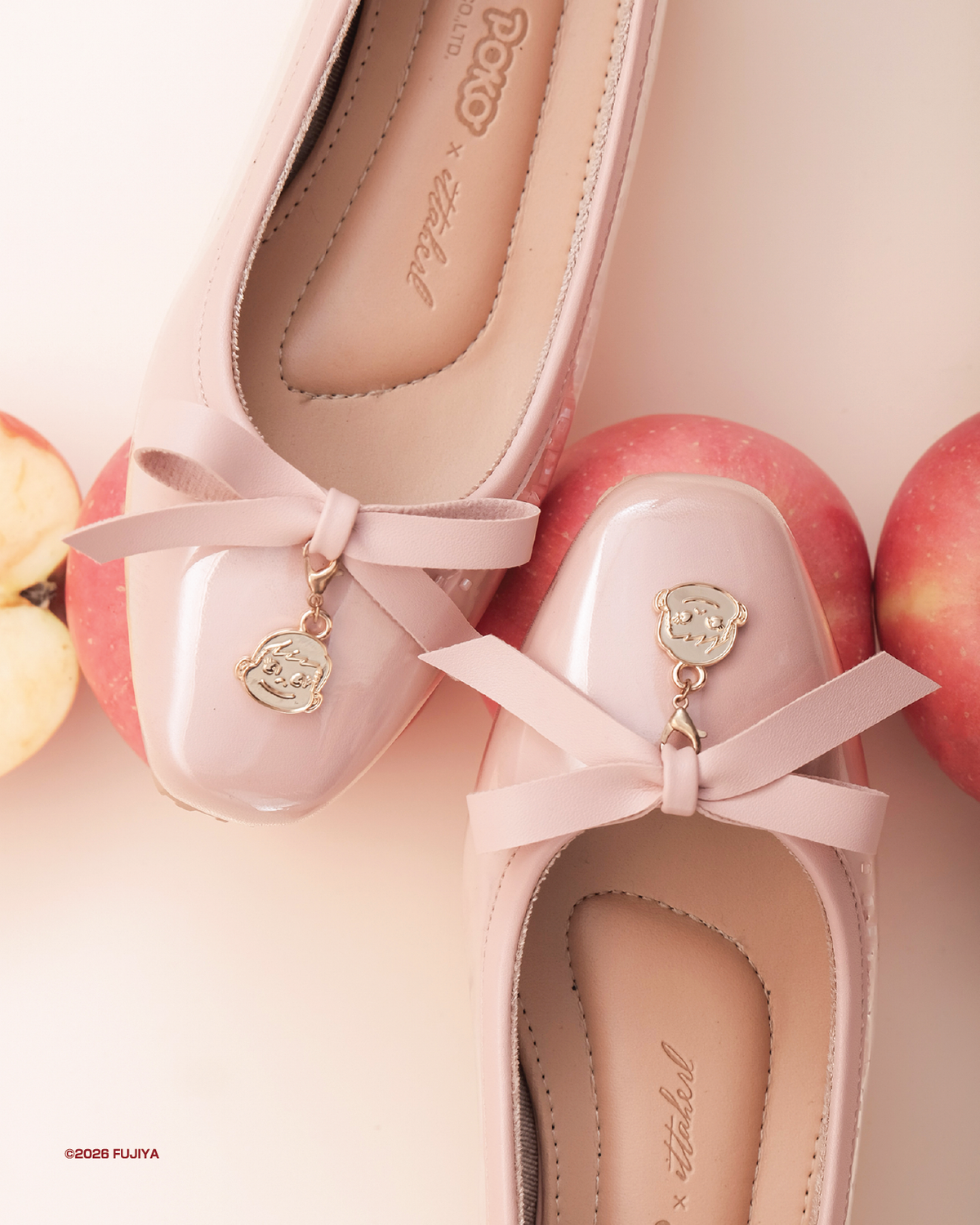 Peko & Poko x Ittaherl - Peko Summer 40mm Block Heels Blush