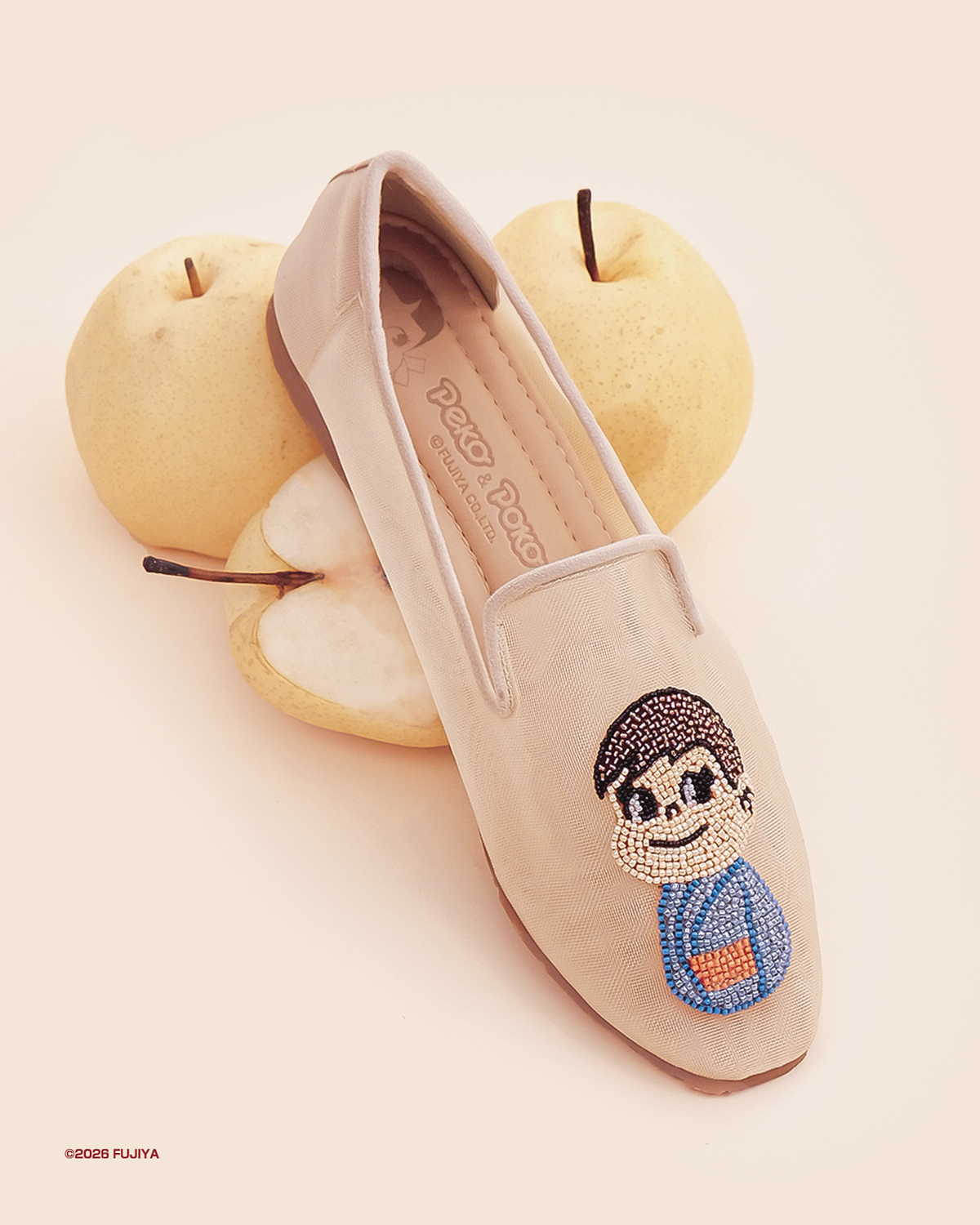 Peko & Poko x Ittaherl - Peko Summer Beaded Mesh Loafer