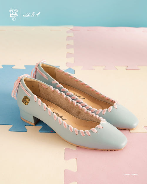 Forever Partners Block Heels 30mm Square Sky