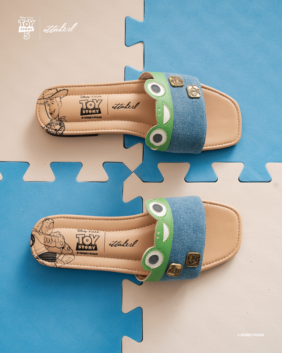 Forever Partners Sandal One Strap Sky