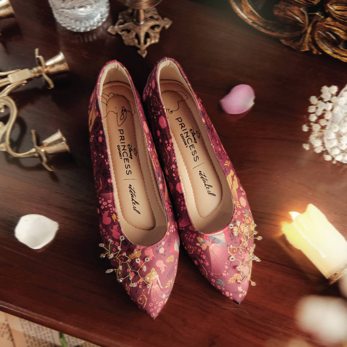 Disney Princess Aurora | Ittaherl - Once Upon A Dream Maxi Pointy Burgundy
