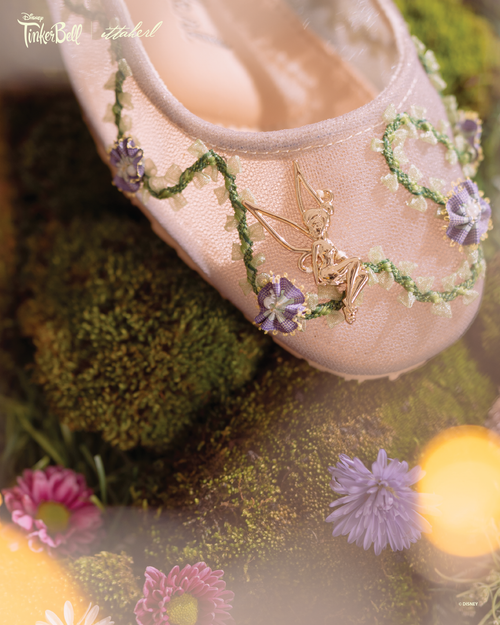 Disney TinkerBell | Ittaherl - Pixie Dust Squaretoe Block Heels 40mm Lilac