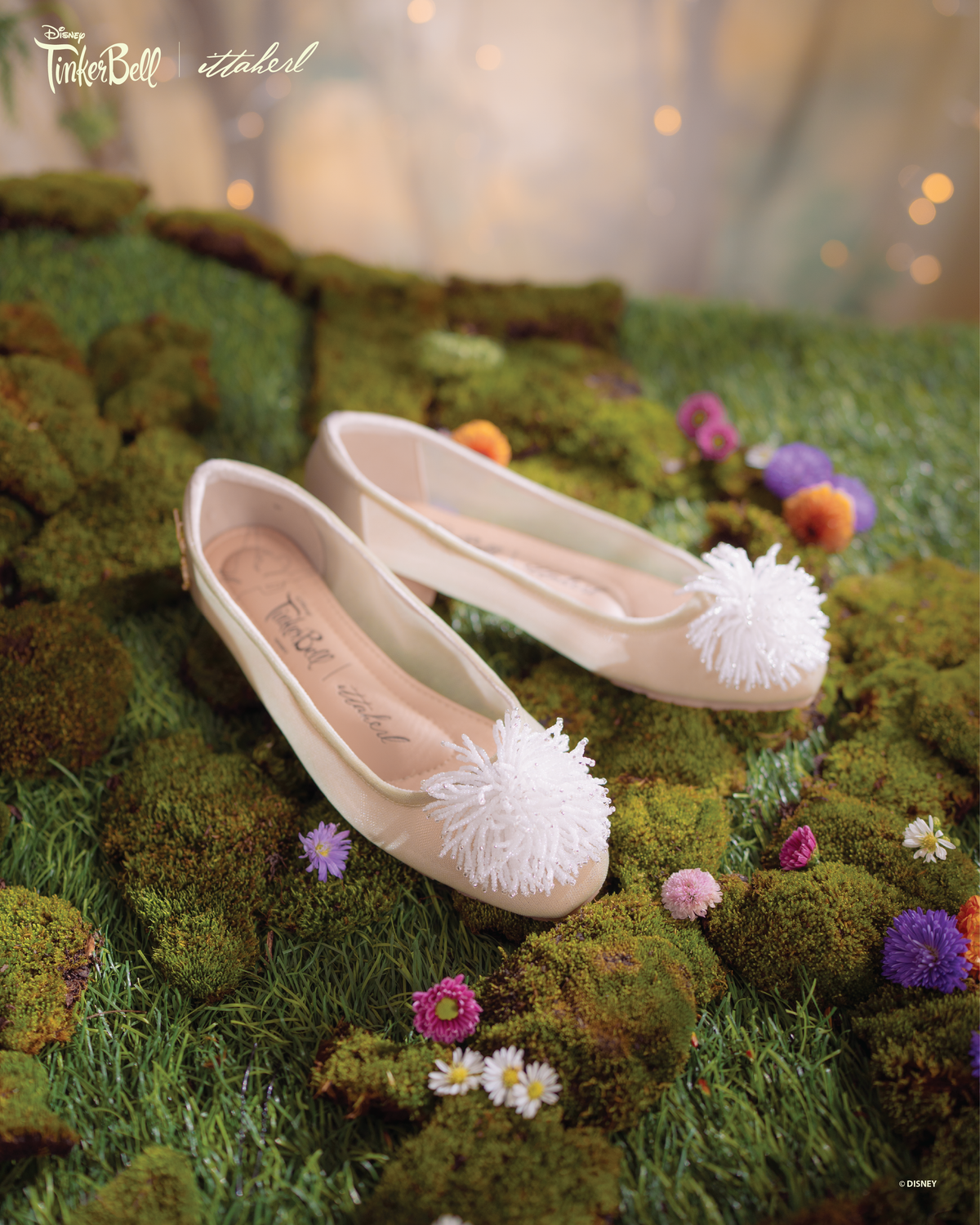 Disney TinkerBell | Ittaherl - Pixie Dust Square Toe Sage
