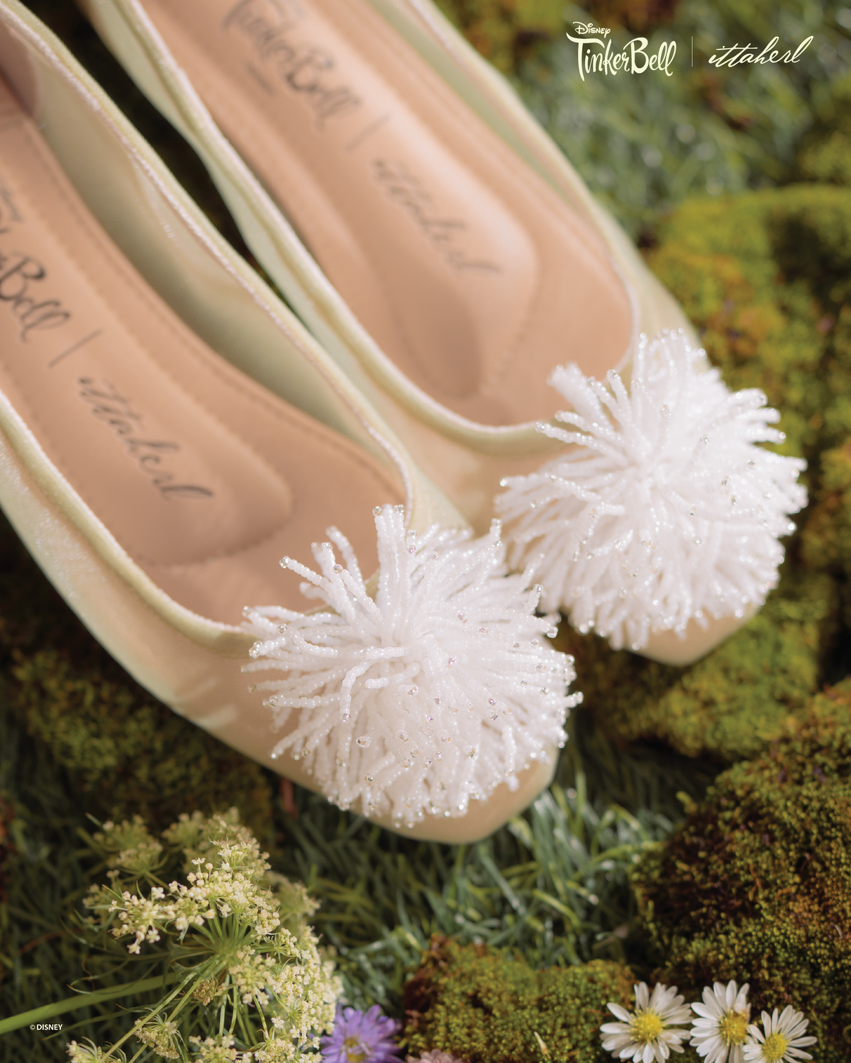 Disney TinkerBell | Ittaherl - Pixie Dust Square Toe Sage