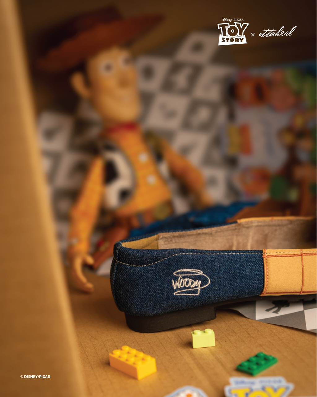 Disney Pixar x Ittaherl The Sheriff Maxi Pointy Denim