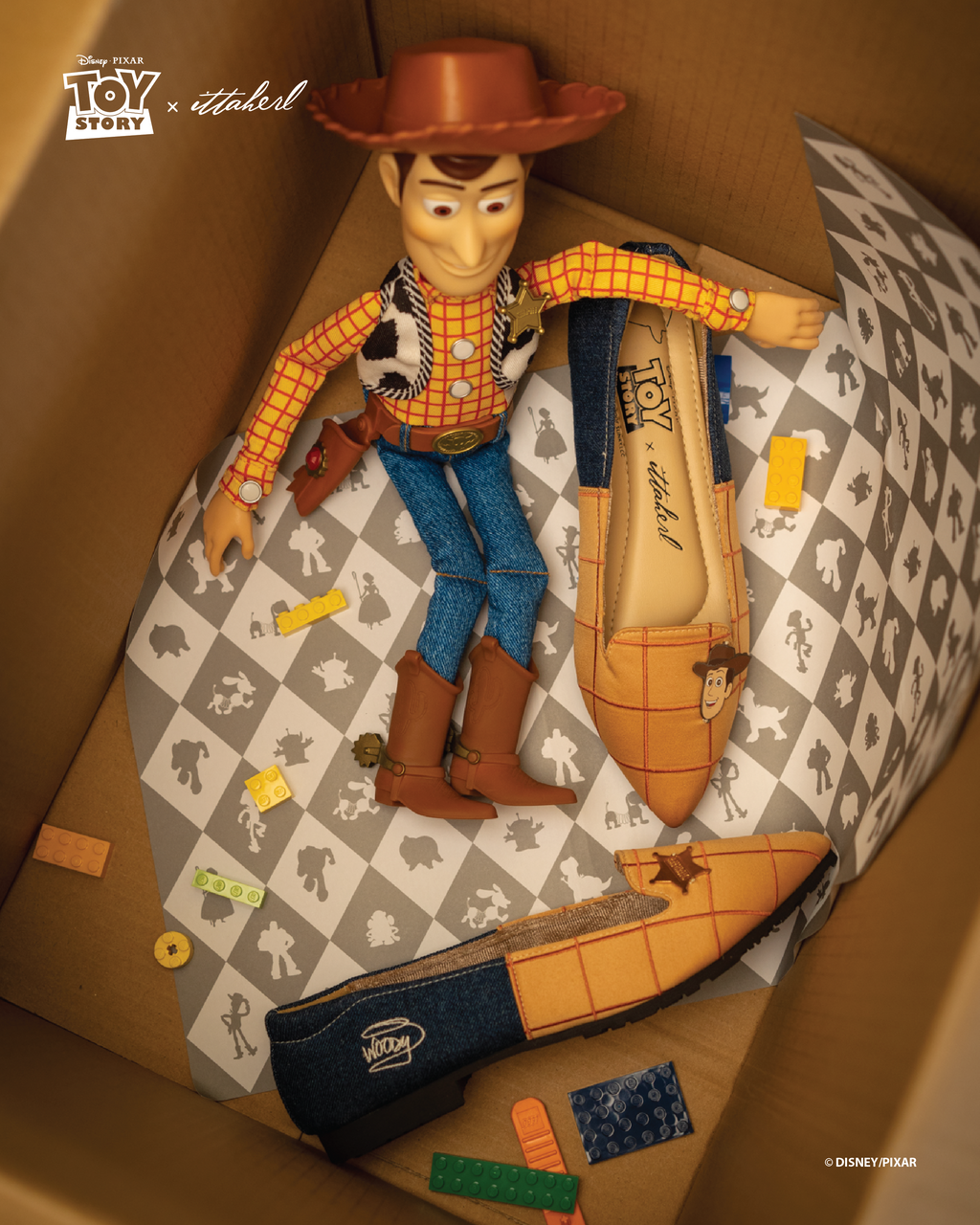 Disney Pixar x Ittaherl The Sheriff Maxi Pointy Denim