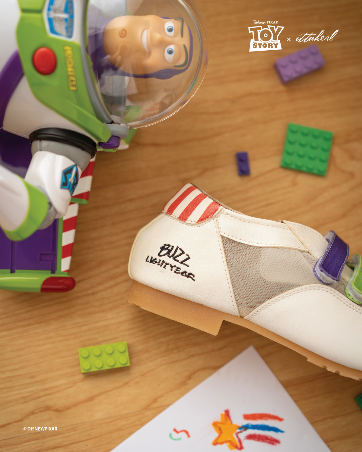 Disney Pixar x Ittaherl Space Ranger Sneakers Round Cloud