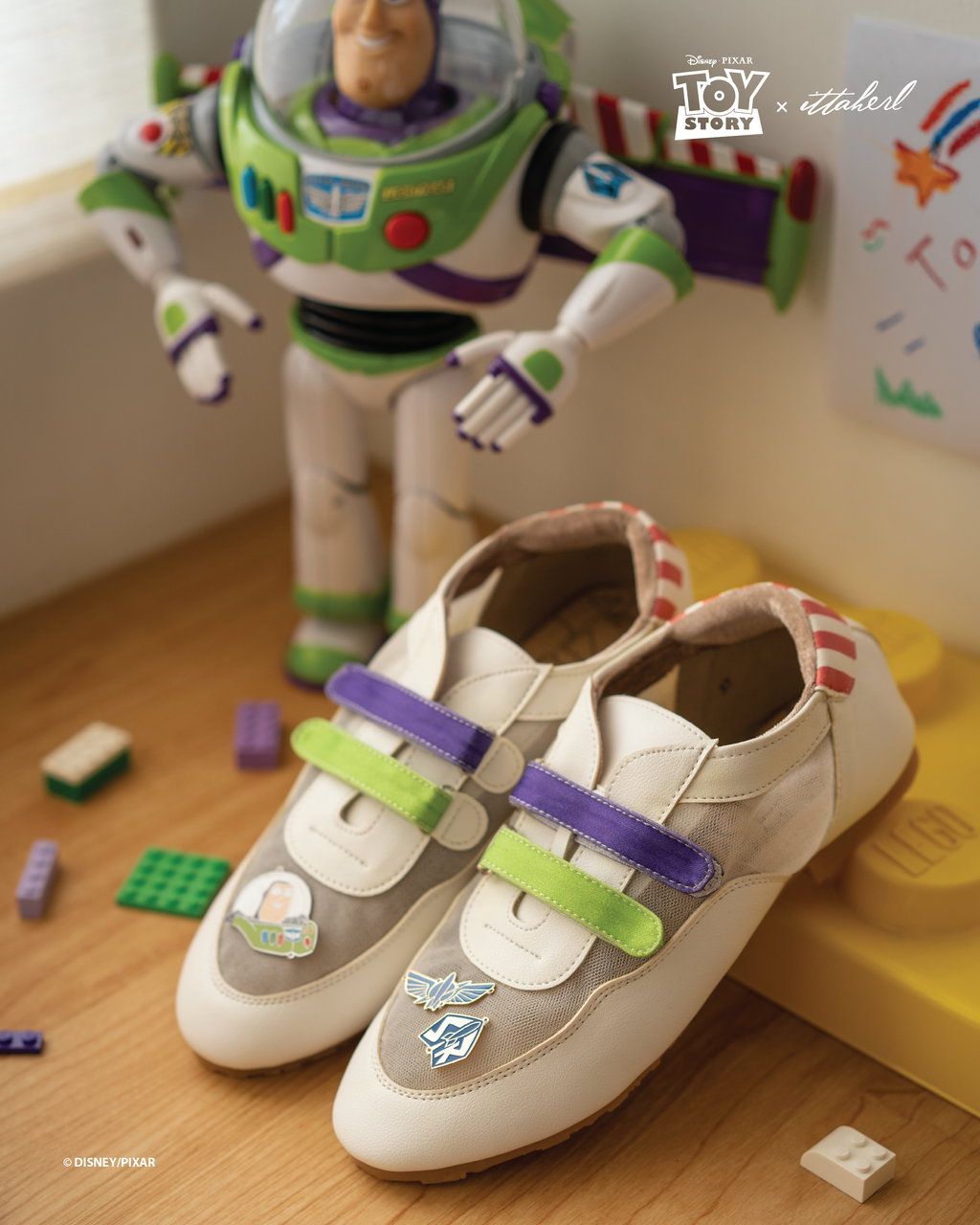 Disney Pixar x Ittaherl Space Ranger Sneakers Round Cloud