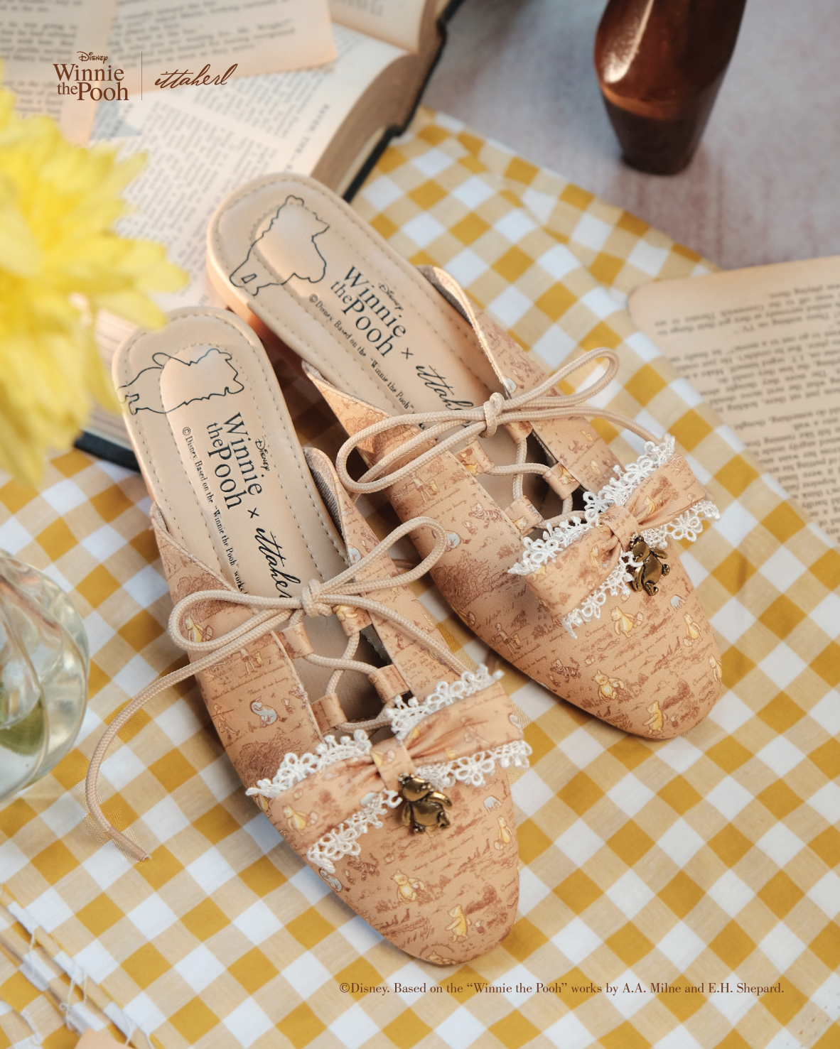 Honey Time Squaretoe Slipper Oat