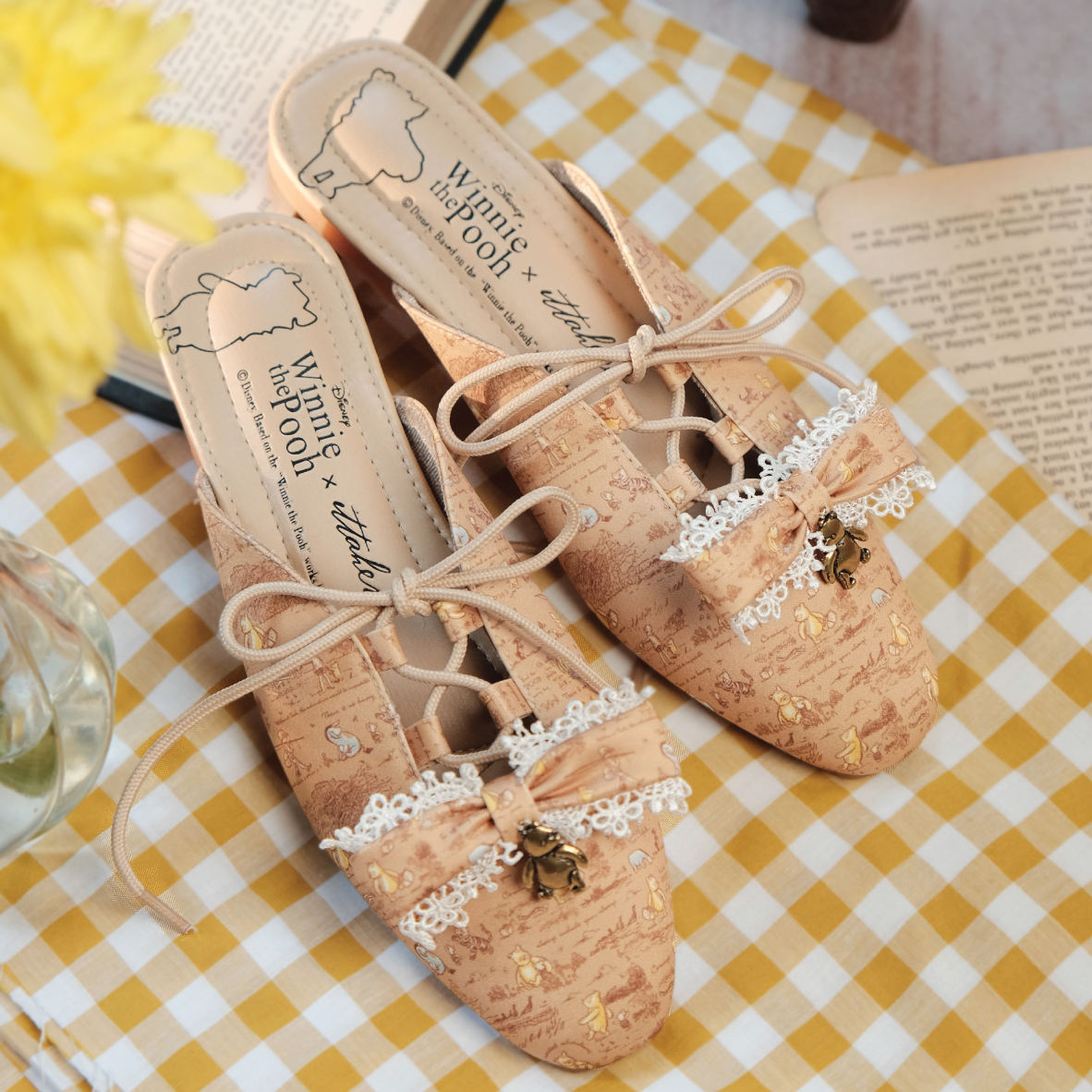 Disney Winnie The Pooh | Ittaherl - Honey Time Squaretoe Slipper Oat