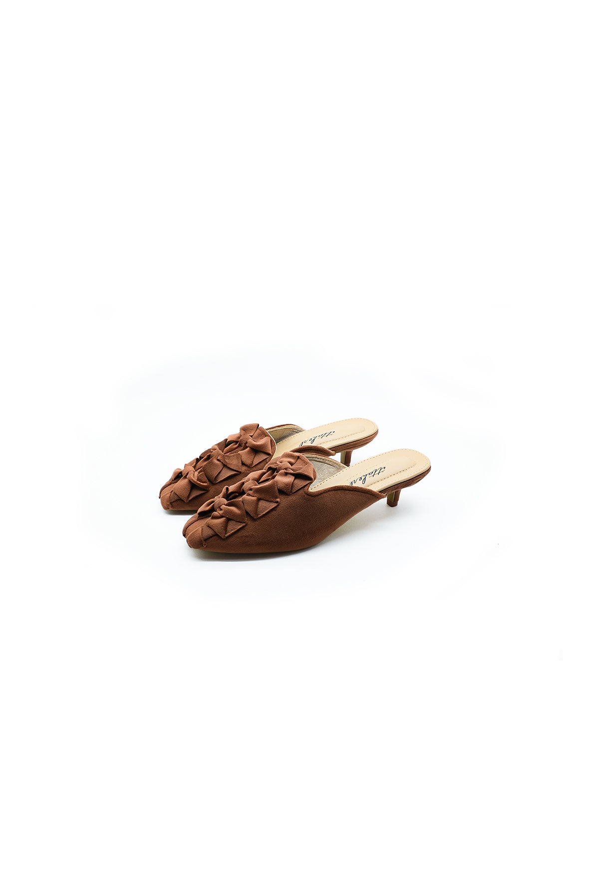 Ittaherl Kirana Slipper Thin Heels 40mm Cinnamon