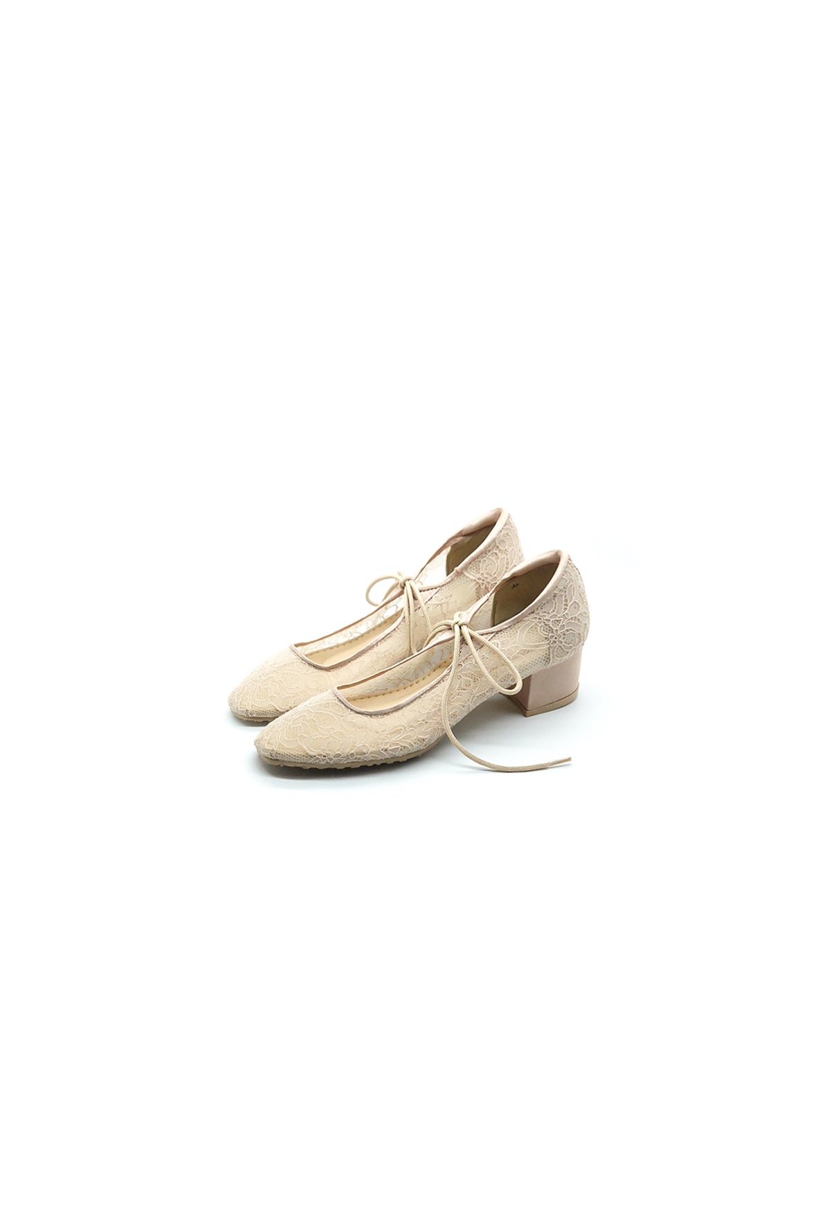 Maurel Square Toe 40mm Blockheels Sand