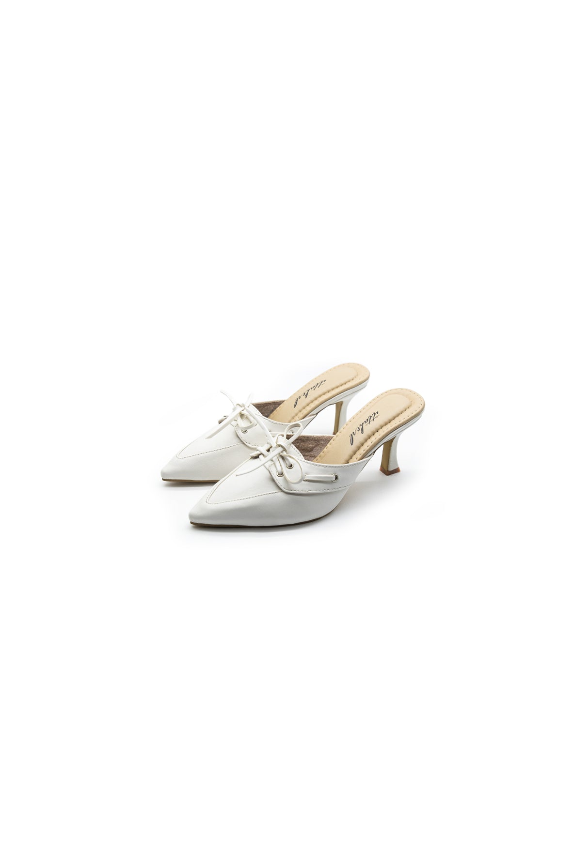 Ittaherl Waylon Slipper Thin Heels 70mm Cloud