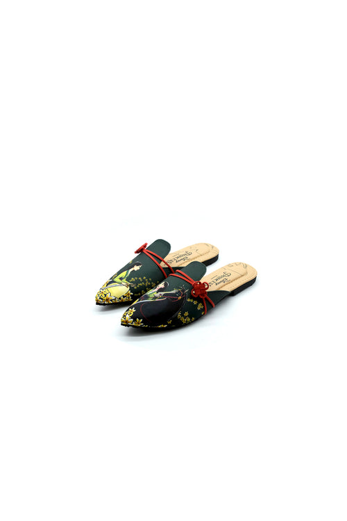 Honor Mules Pointy Jade