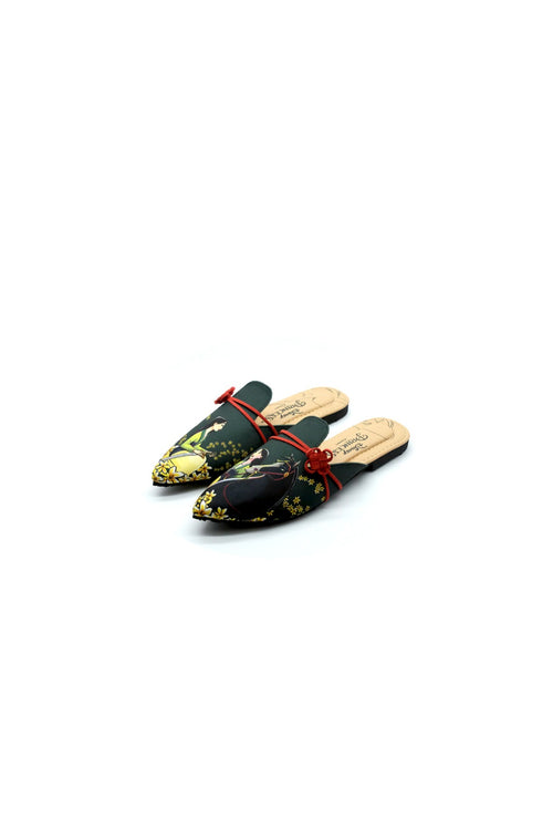 Honor Mules Pointy Jade