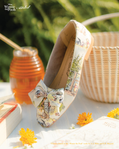100 Acre Wood Square Flat Shoes Cloud