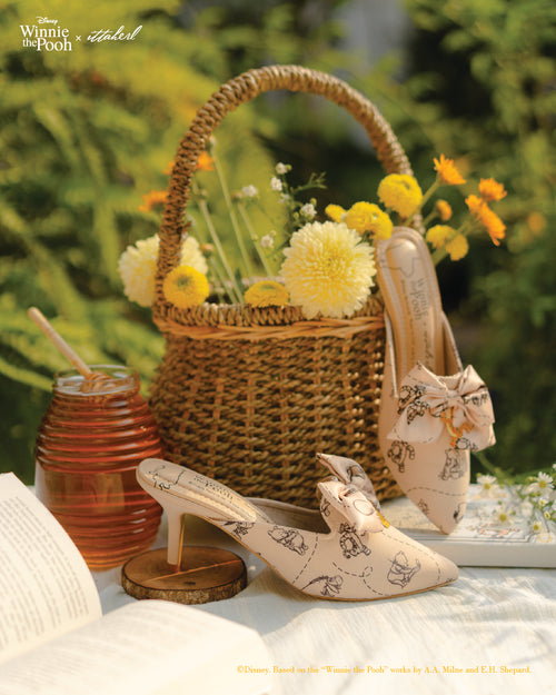 Bee Tree 60mm Slippers Heels Sand