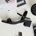 Ittaherl Riana Block Heels Strap 40mm Ink