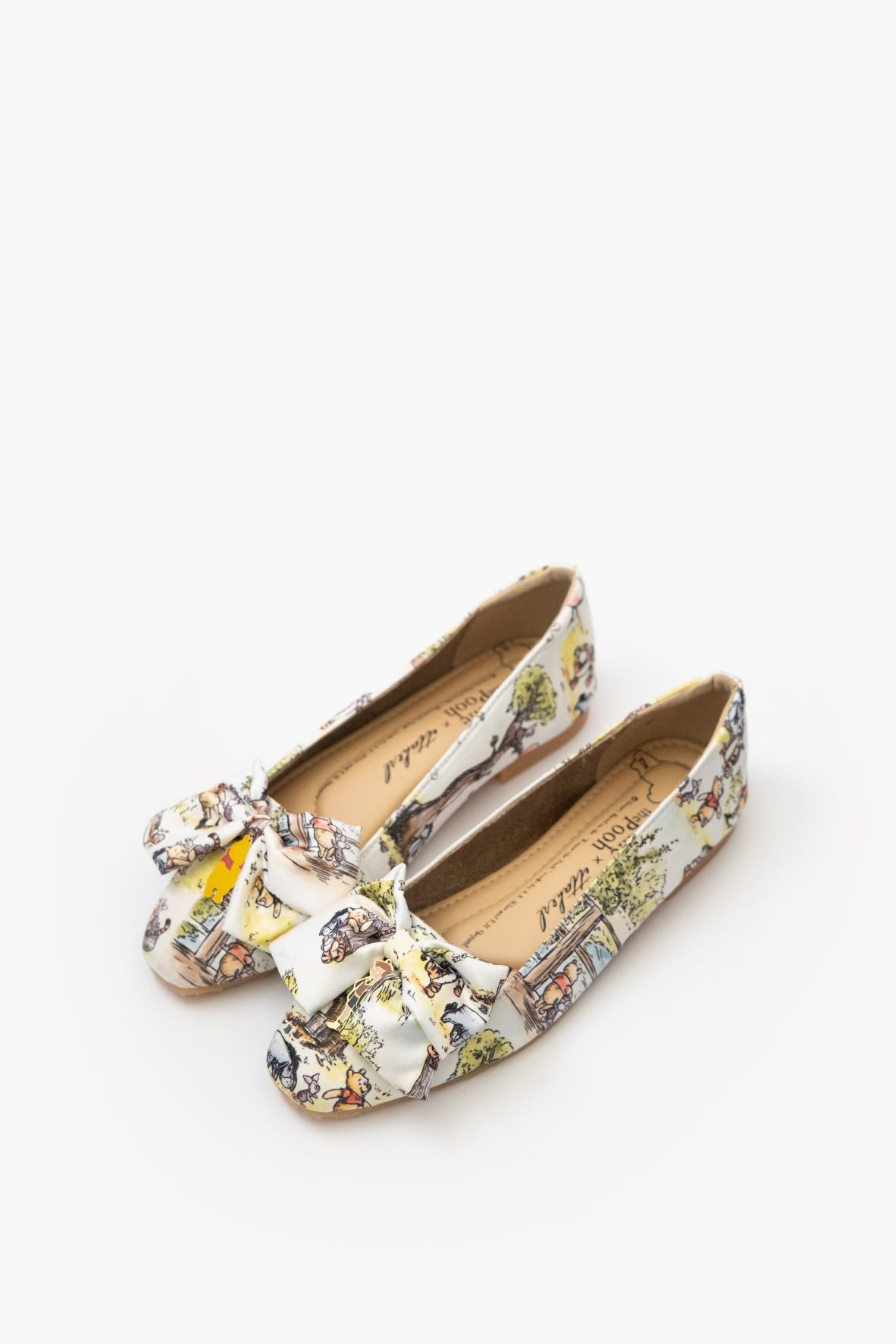 100 Acre Wood Square Flat Shoes Cloud