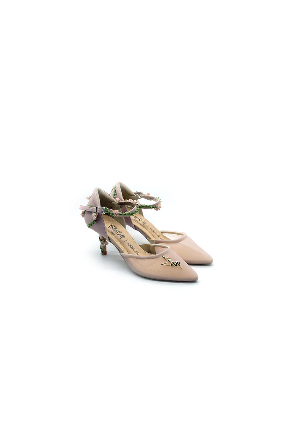 Disney TinkerBell | Ittaherl - Pixie Dust Slipper Thin Heels 60mm Blush