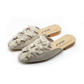 Kirana Mules Square Toe Latte