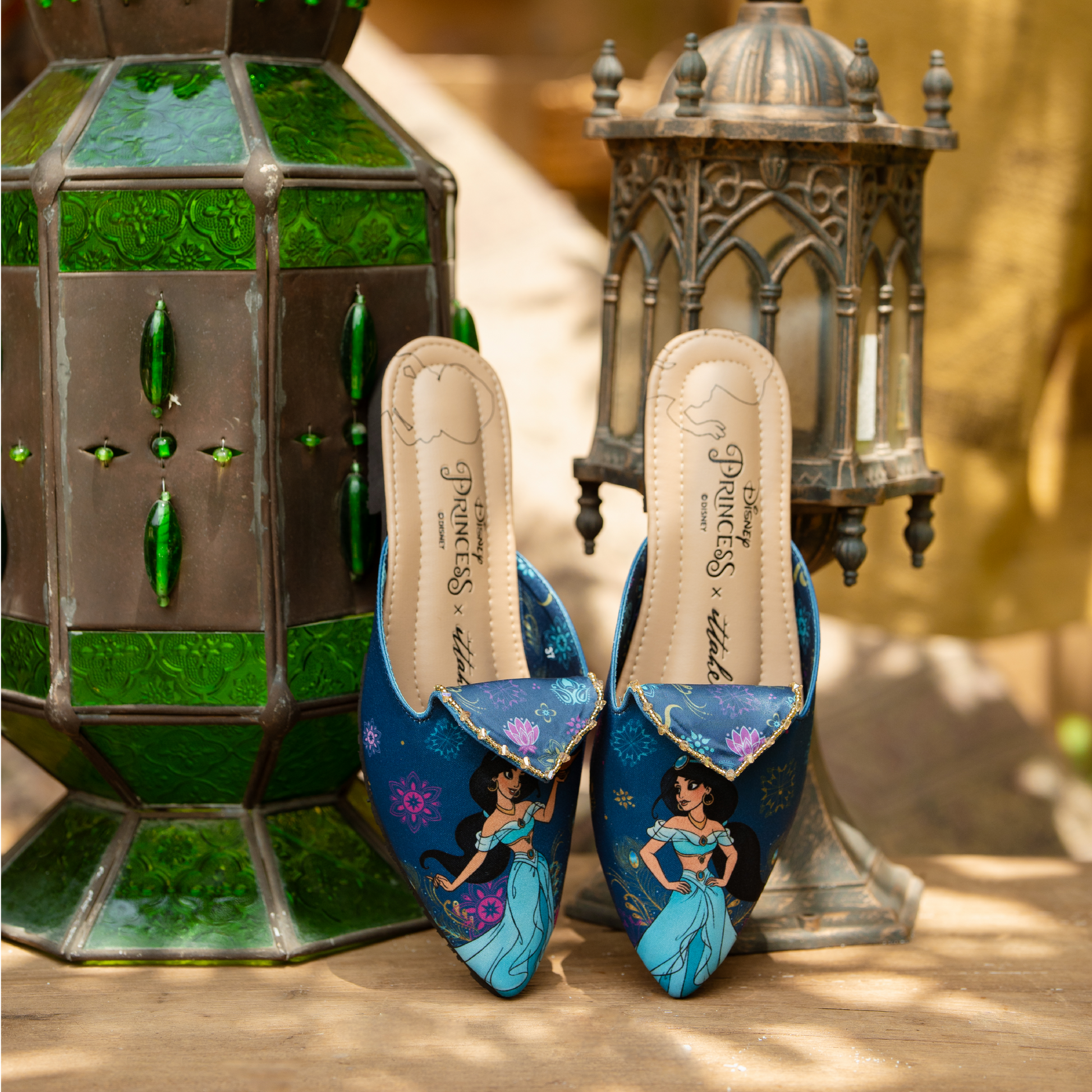 Disney Princess Jasmine - Agrabah Pointy Slippers Jewel